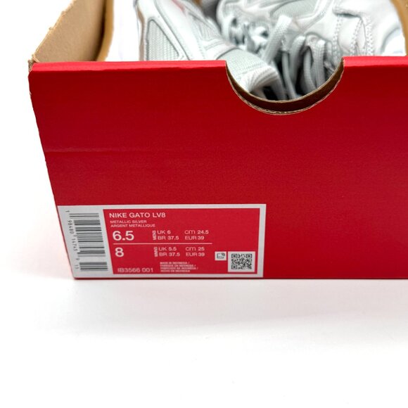 Nike Mens Gato LV8 Metallic Silver Shoes Sz 6.5 M / 8 W New IB3566-001 main image 9